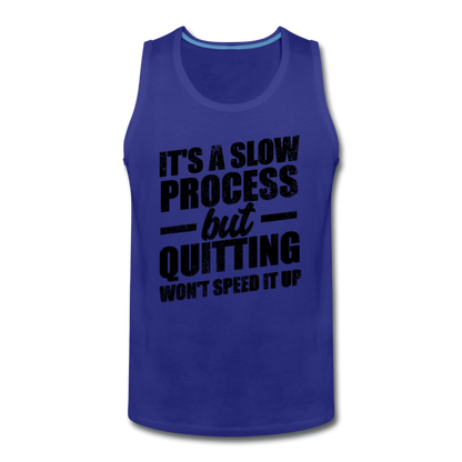 Men’s Slow Process Tank - royal blue