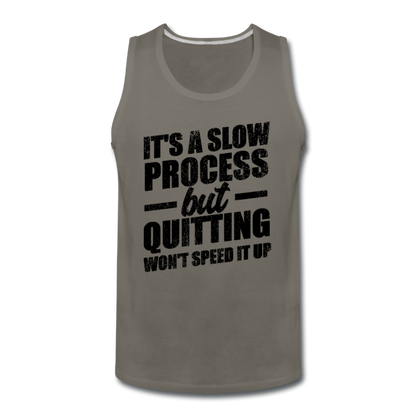 Men’s Slow Process Tank - asphalt gray