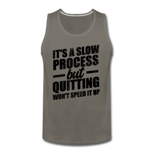 Men’s Slow Process Tank - asphalt gray