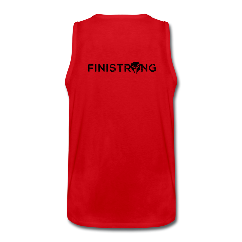 Men’s Slow Process Tank - red
