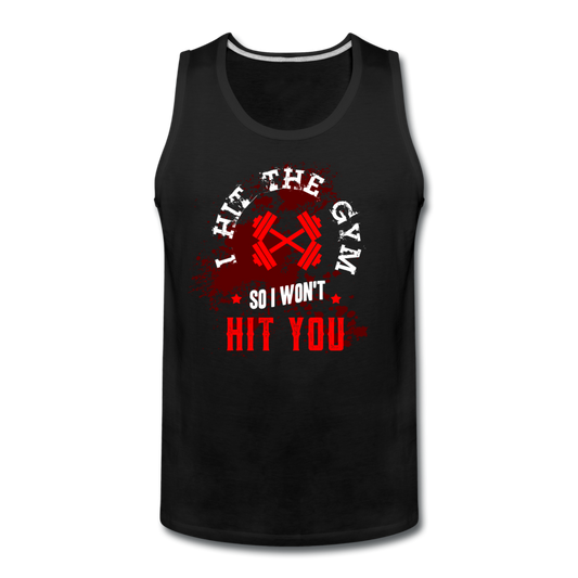 Men’s Hit The Gym Tank - black