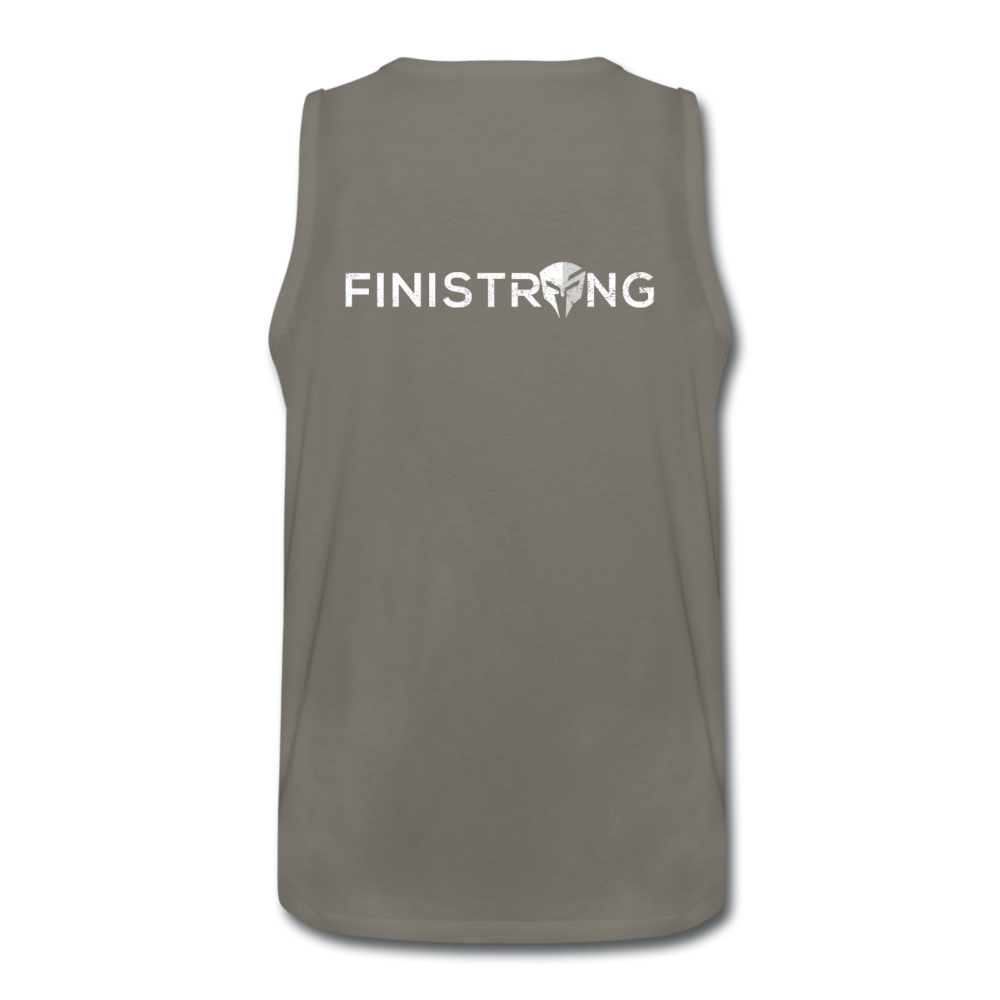 Men’s Hit The Gym Tank - asphalt gray