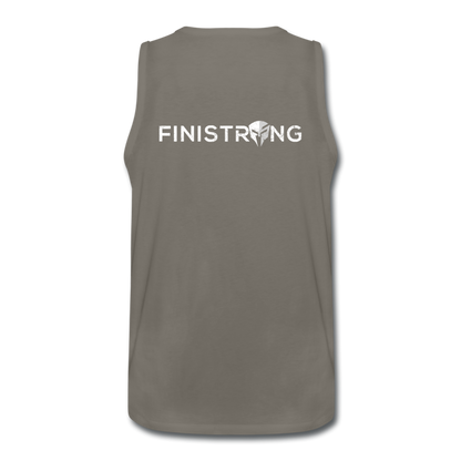 Men’s Hit The Gym Tank - asphalt gray