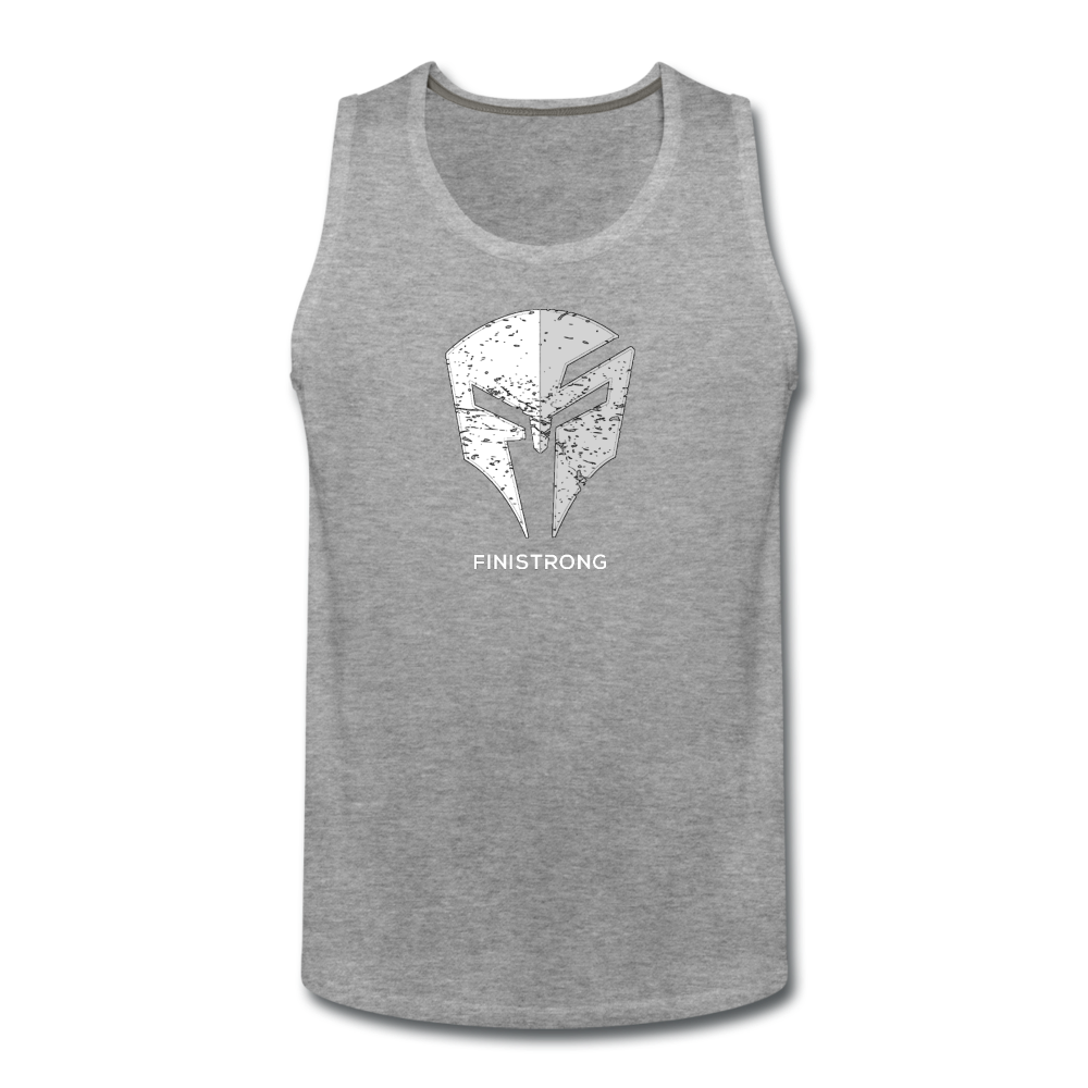 Men’s FS Helmet Logo Tank - heather gray