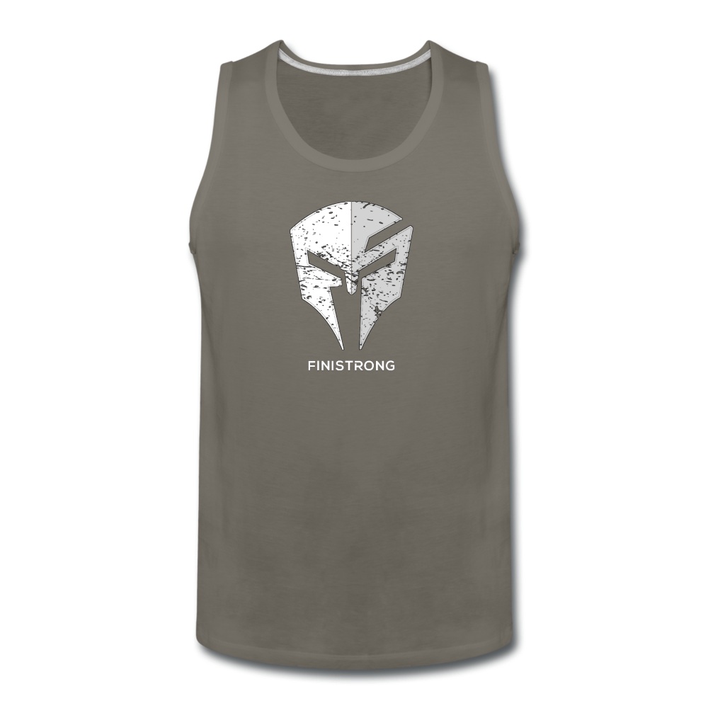 Men’s FS Helmet Logo Tank - asphalt gray