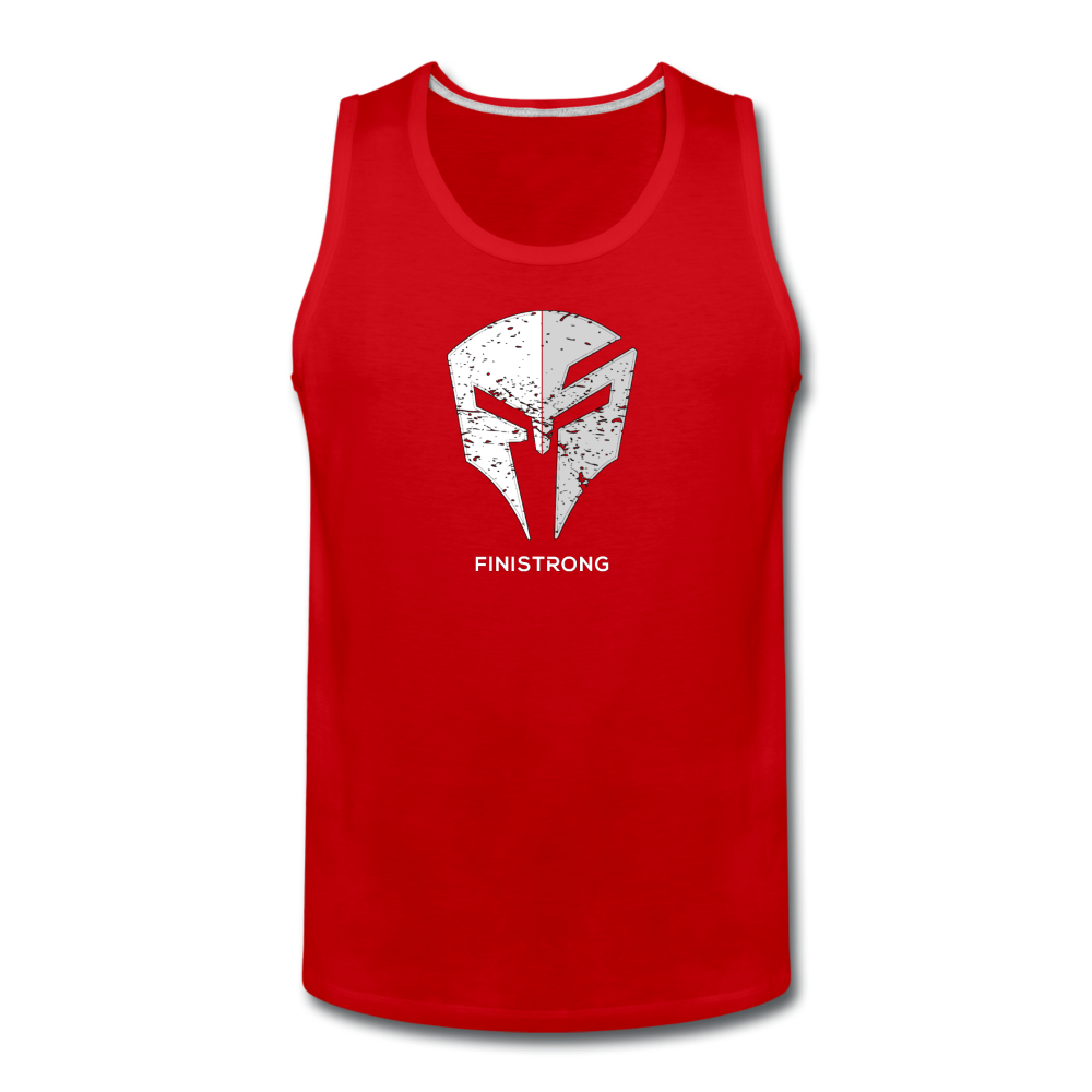 Men’s FS Helmet Logo Tank - red