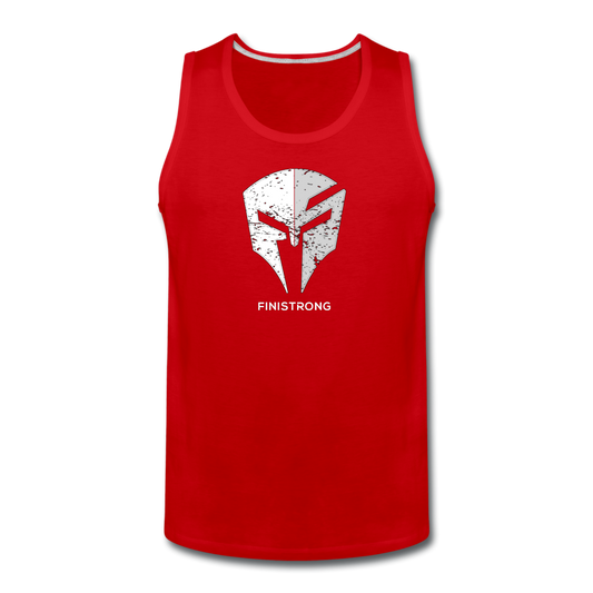 Men’s FS Helmet Logo Tank - red