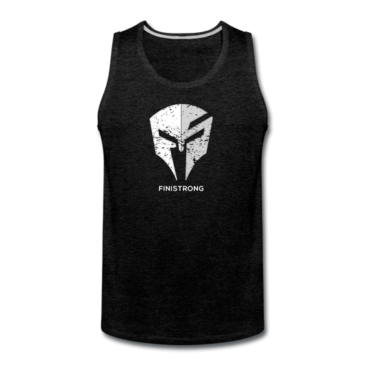 Men’s FS Helmet Logo Tank - charcoal gray