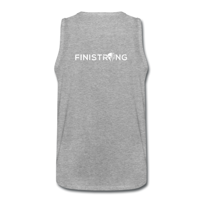 Men’s Weak Is Dangerous Tank - heather gray