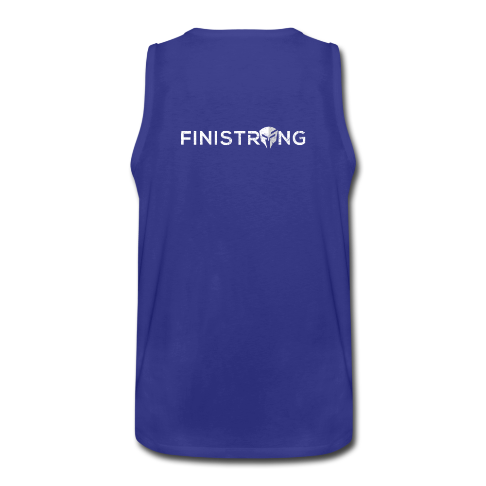 Men’s Weak Is Dangerous Tank - royal blue