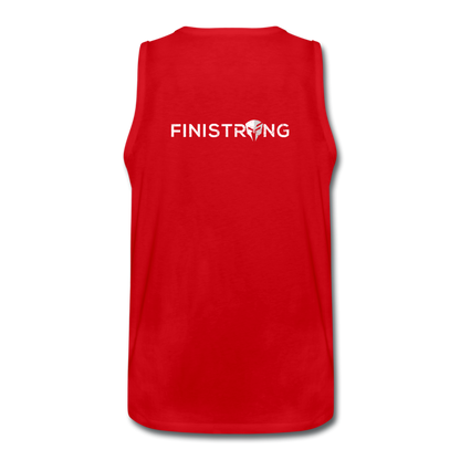 Men’s Weak Is Dangerous Tank - red