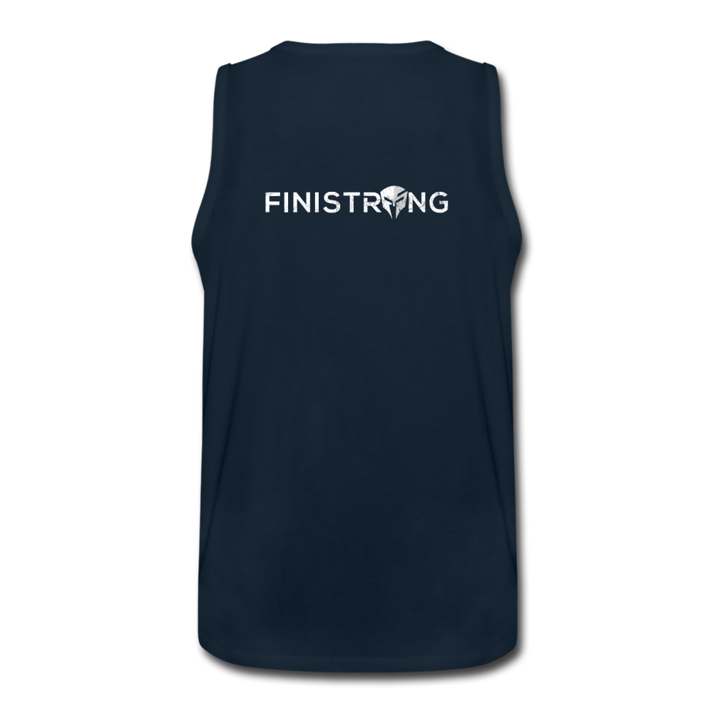 Men’s Weak Is Dangerous Tank - deep navy