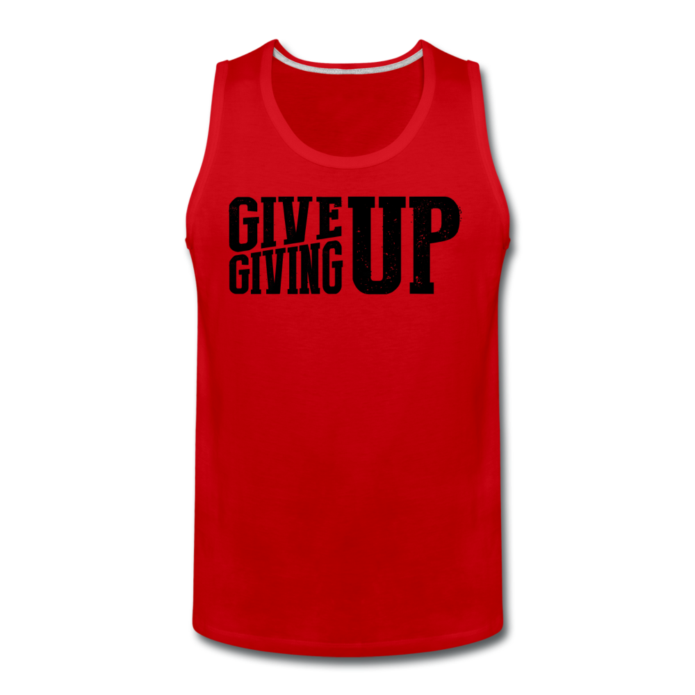 Men’s Give Up Tank - red