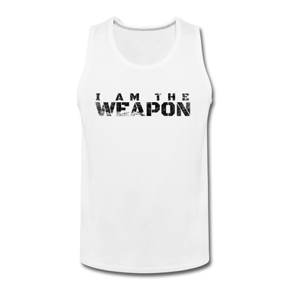 Men’s Weapon Tank - white
