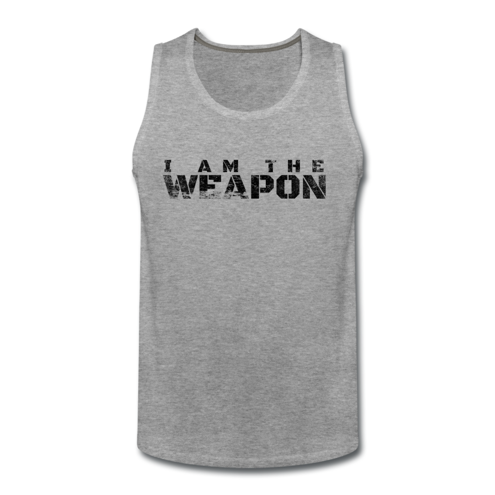 Men’s Weapon Tank - heather gray