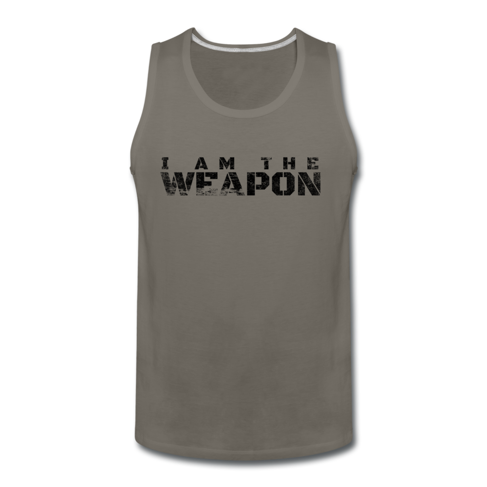 Men’s Weapon Tank - asphalt gray