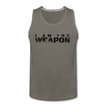 Men’s Weapon Tank - asphalt gray