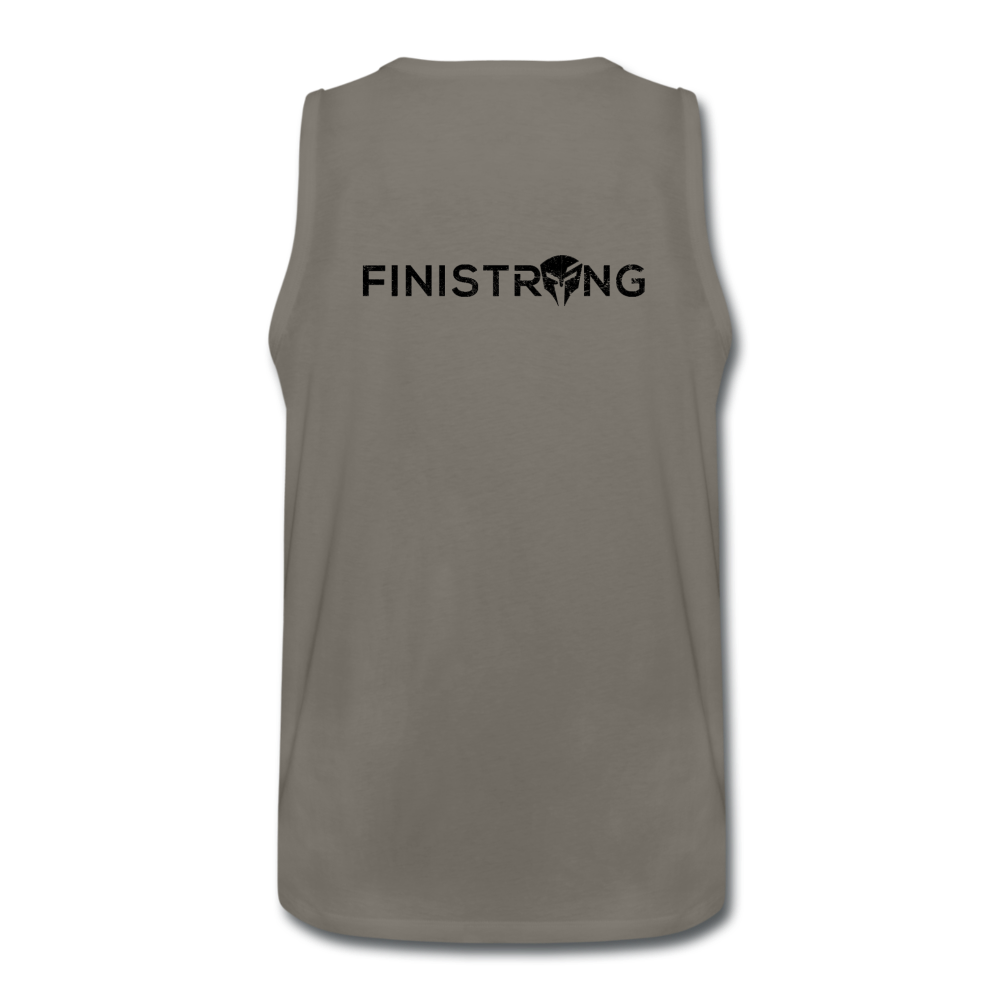 Men’s Weapon Tank - asphalt gray
