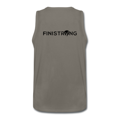 Men’s Weapon Tank - asphalt gray