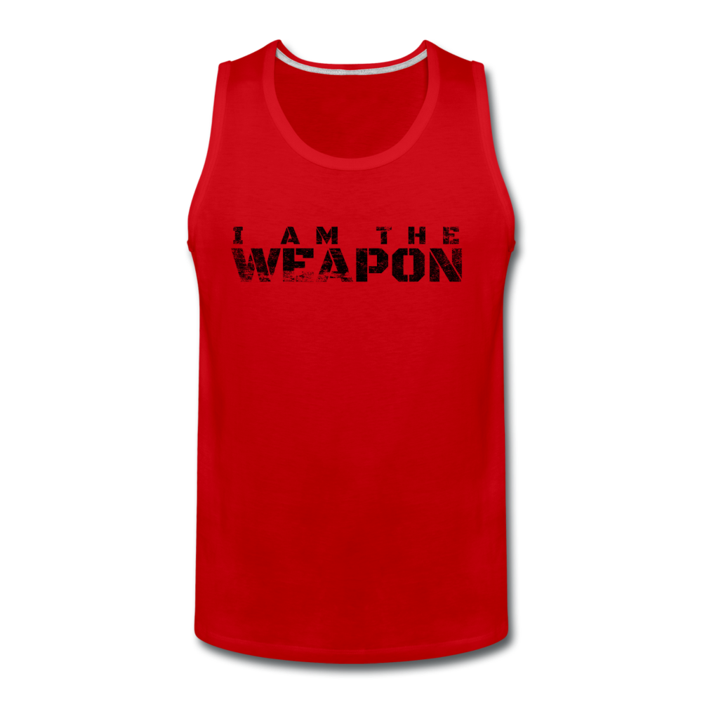 Men’s Weapon Tank - red
