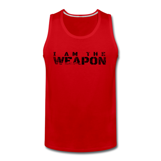 Men’s Weapon Tank - red