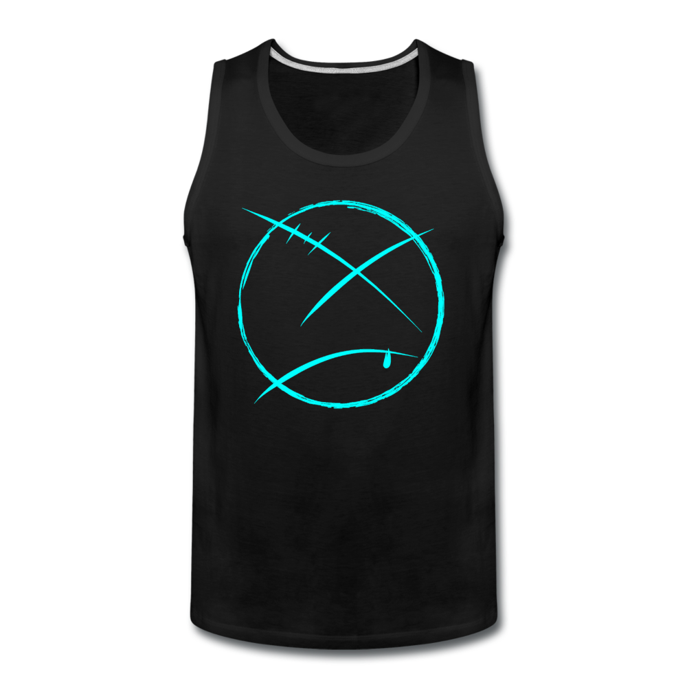 Men’s Face Out Tank - black