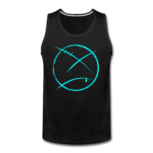 Men’s Face Out Tank - black