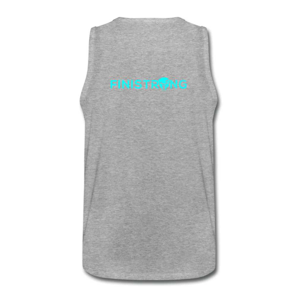 Men’s Face Out Tank - heather gray