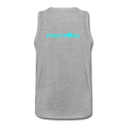 Men’s Face Out Tank - heather gray