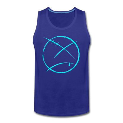 Men’s Face Out Tank - royal blue
