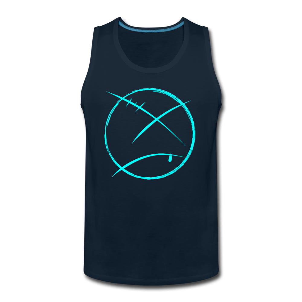 Men’s Face Out Tank - deep navy