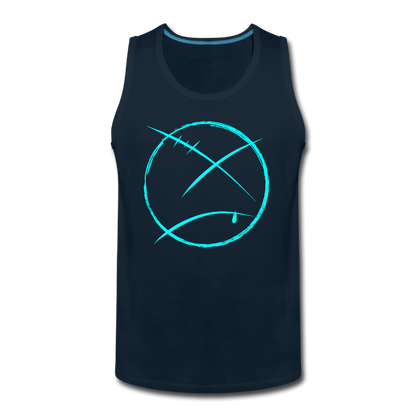 Men’s Face Out Tank - deep navy