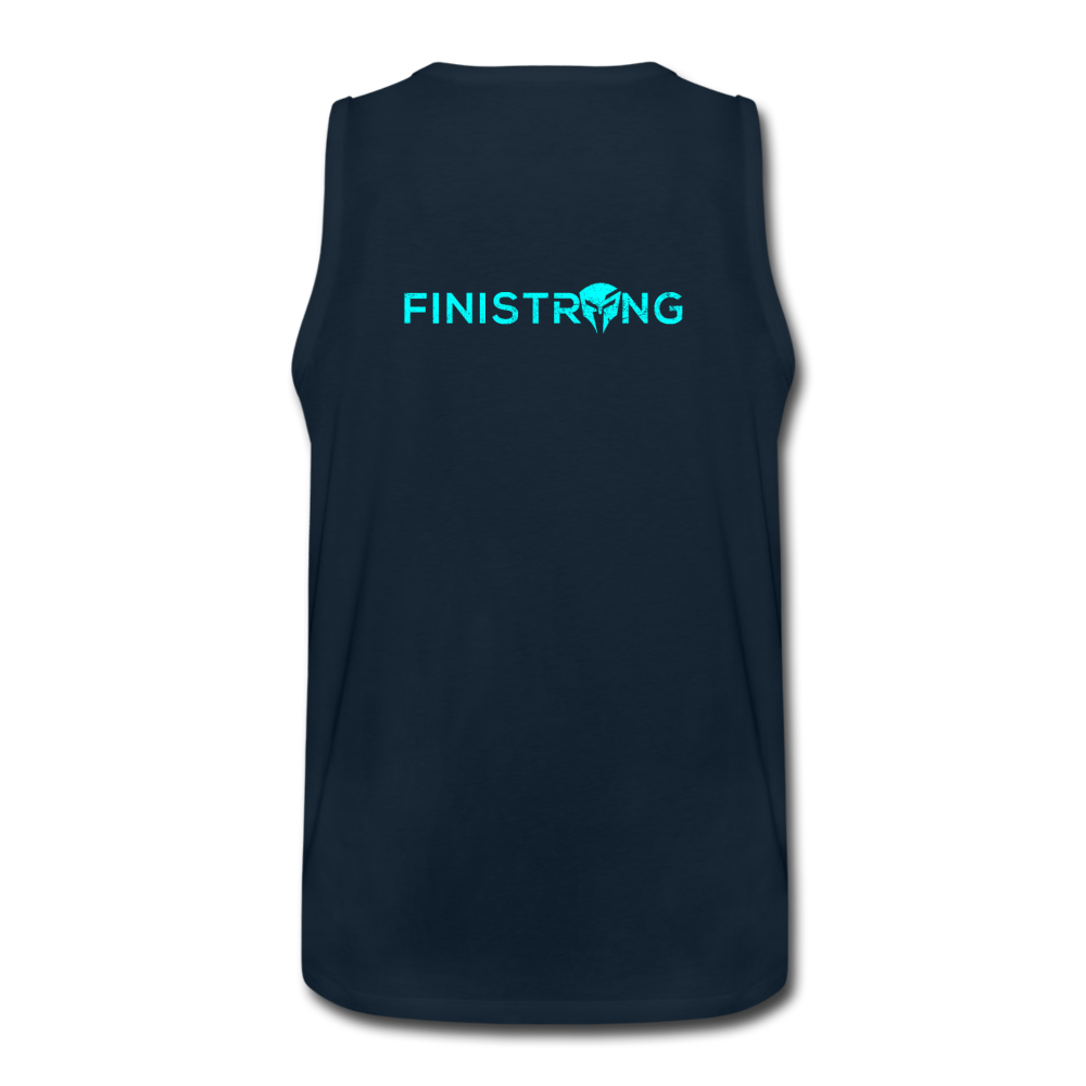 Men’s Face Out Tank - deep navy