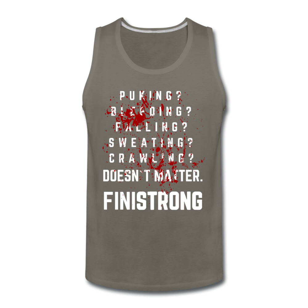 Men’s Doesn't Matter Tank - asphalt gray