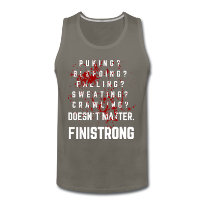 Men’s Doesn't Matter Tank - asphalt gray