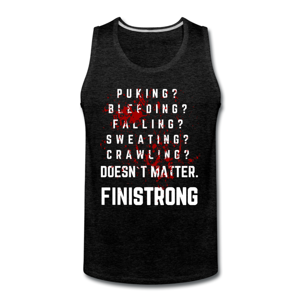 Men’s Doesn't Matter Tank - charcoal gray