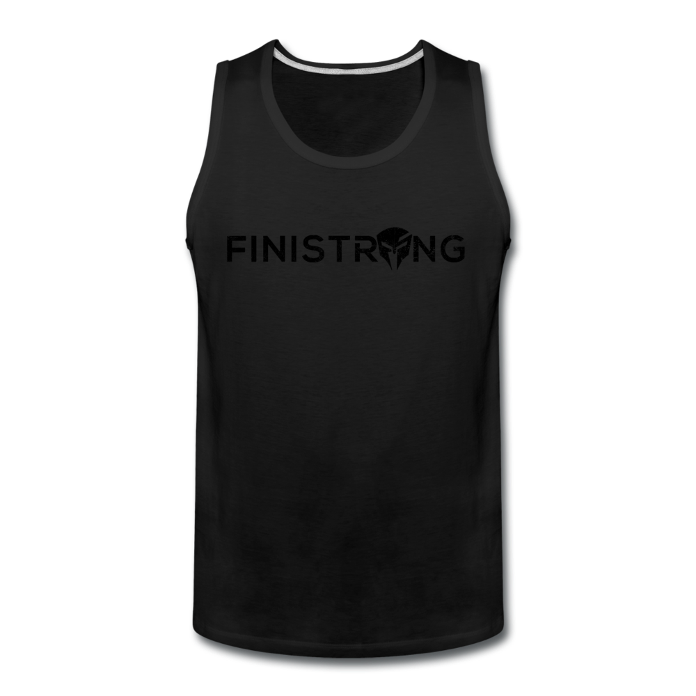 Men’s Dark Logo Tank - black