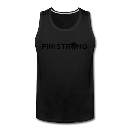 Men’s Dark Logo Tank - black