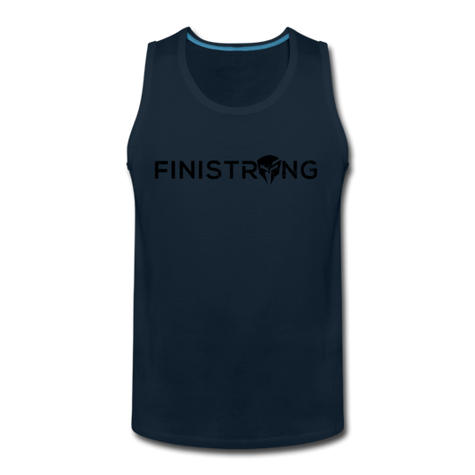 Men’s Dark Logo Tank - deep navy