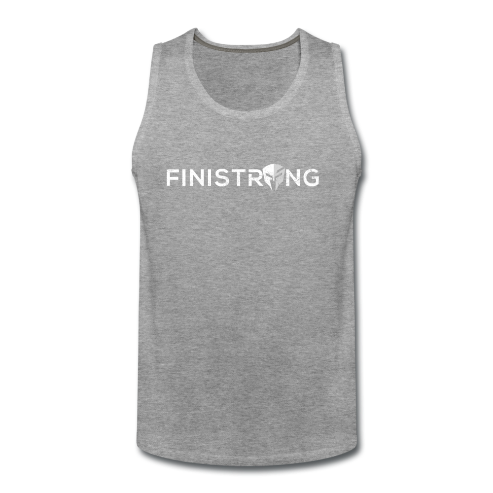 Men’s FS Logo Tank - heather gray
