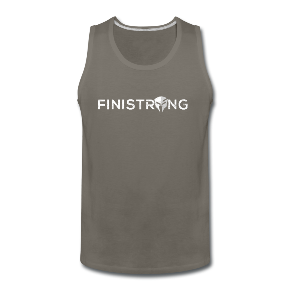 Men’s FS Logo Tank - asphalt gray