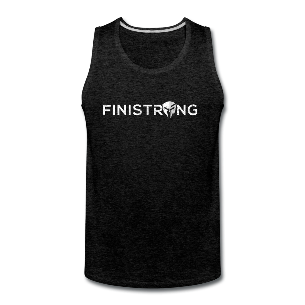 Men’s FS Logo Tank - charcoal gray