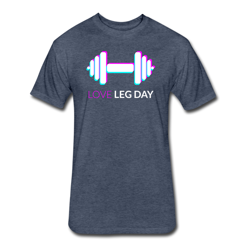 Love Leg Day T-Shirt - heather navy