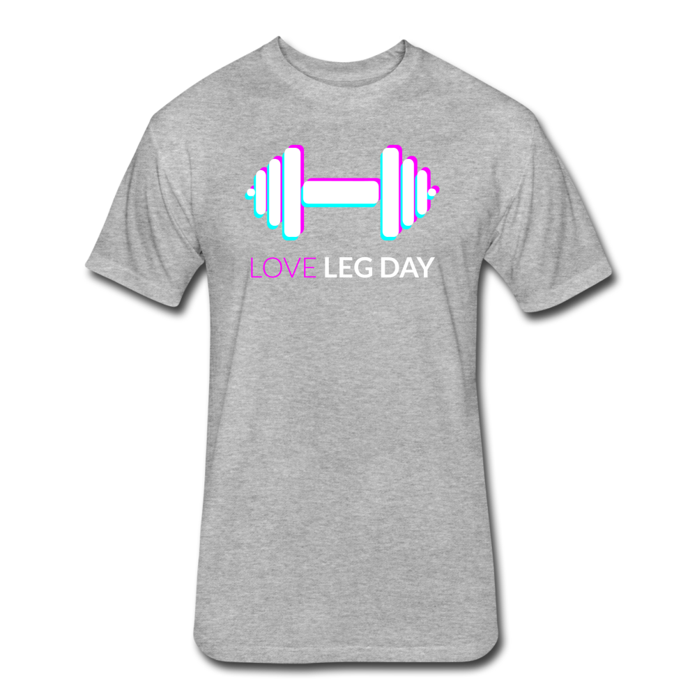Love Leg Day T-Shirt - heather gray