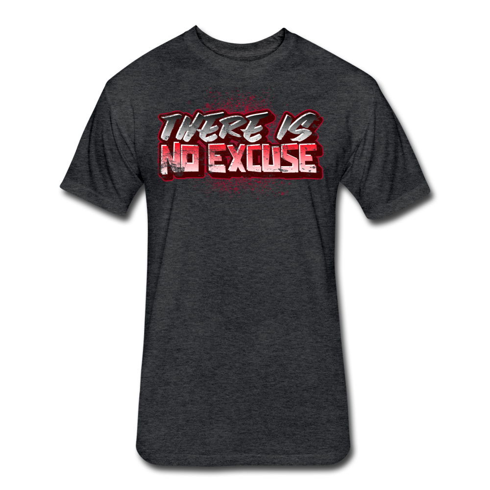 No Excuse Blood Men's T-Shirt - heather black