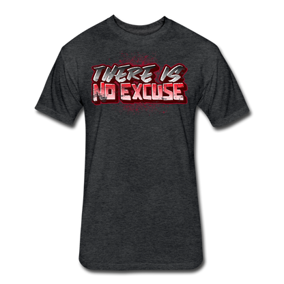 No Excuse Blood Men's T-Shirt - heather black