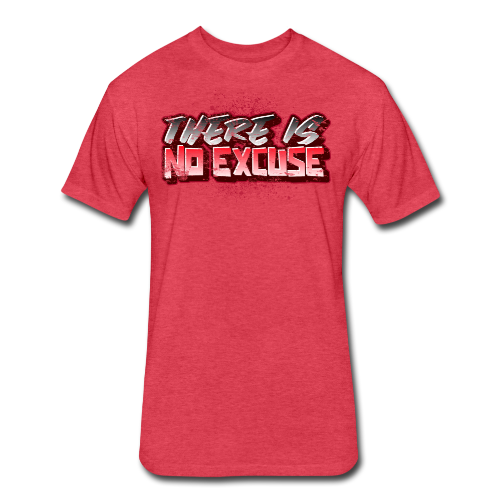 No Excuse Blood Men's T-Shirt - heather red