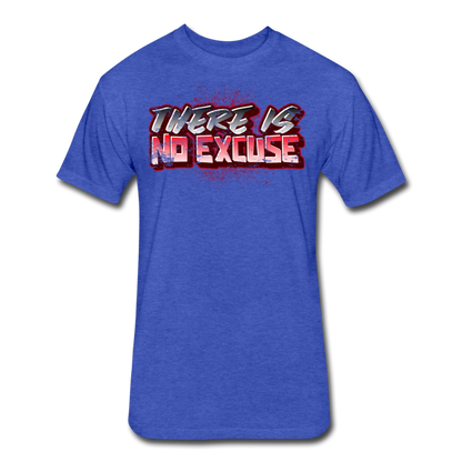 No Excuse Blood Men's T-Shirt - heather royal