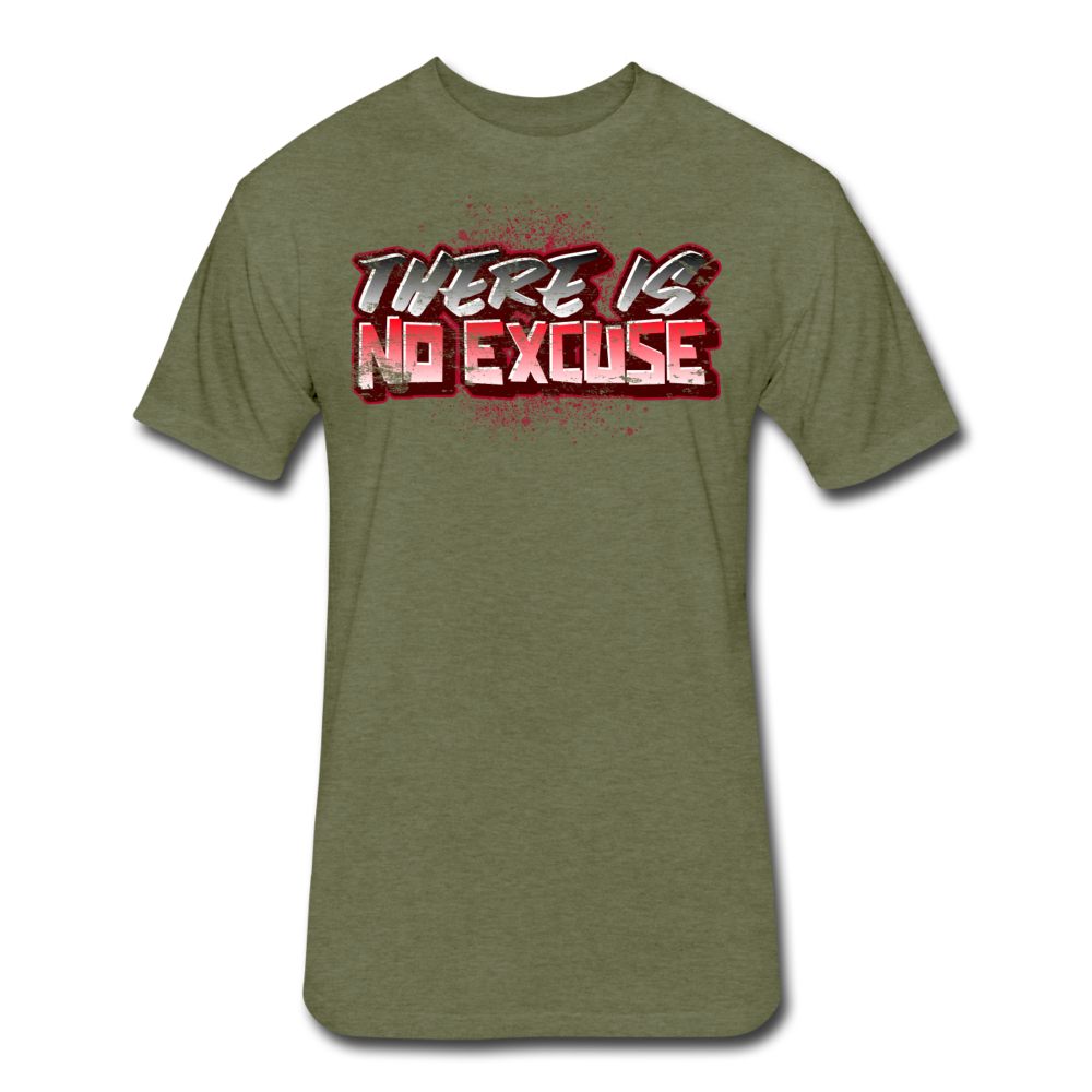 No Excuse Blood Men's T-Shirt - heather military green
