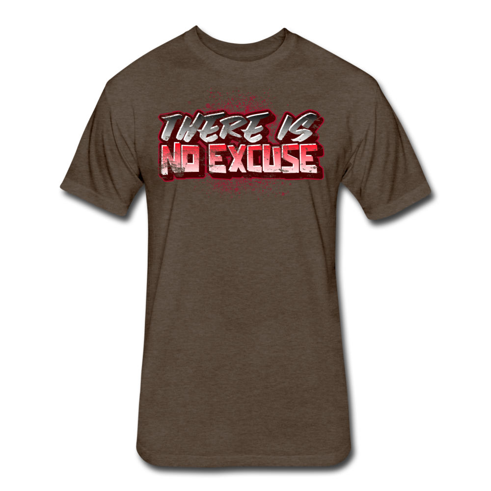 No Excuse Blood Men's T-Shirt - heather espresso